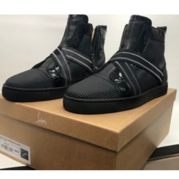 Christian Louboutin Other - Christian Louboutin Flat Prisma Calf Black Sneaker